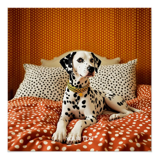 Póster Fantasía Cute Polka Dog (Anverso)