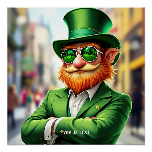 Póster Fantasía Cute Sharp Vestido Leprechaun (Anverso)