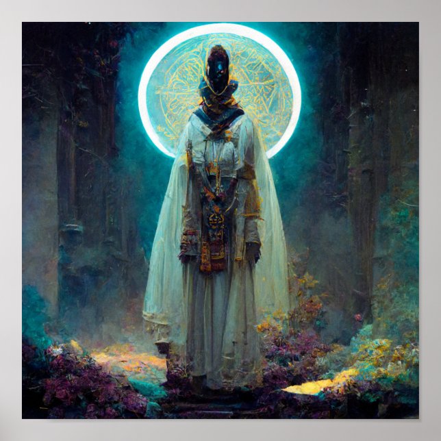 Póster Fantasía de ciencia ficción Alien Fae 2 (Frente)