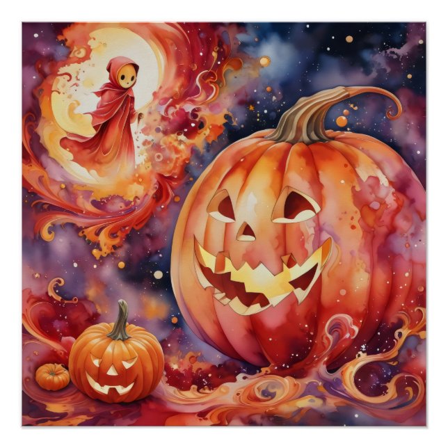 Póster Fantasía de Halloween (Anverso)