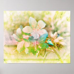 Póster Fantasía de la flor