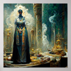 Póster Fantasía de los sacerdotes fantasmas