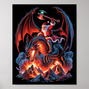Póster Fantasía de Navidad de Ec - Santa Místico de MMO m