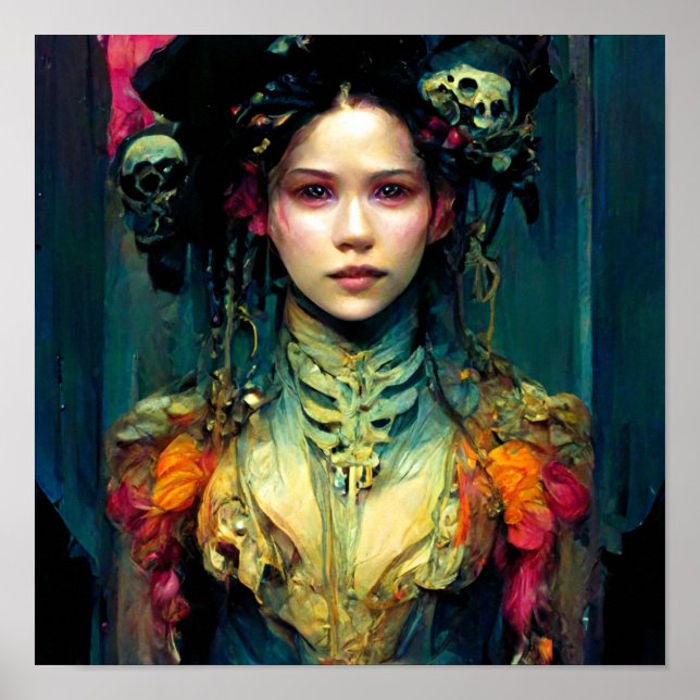 Póster Fantasía de Rainbow Urchin (Frente)