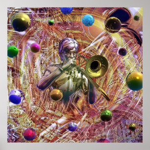 Póster Fantasía de trombones