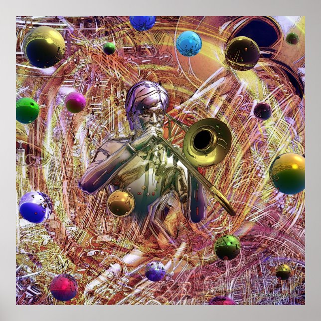 Póster Fantasía de trombones (Frente)