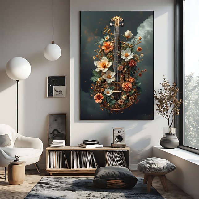 Póster Fantasía de violonchelo floral encantada (Subido por el creador)