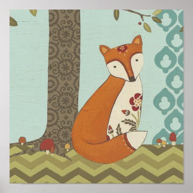 Póster Fantasía del Bosque III (Frente)