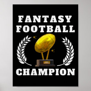 Póster Fantasía divertida en el fútbol de la Champion Fan
