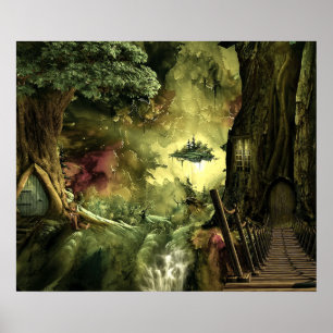 Póster Fantasía en la Amazonía