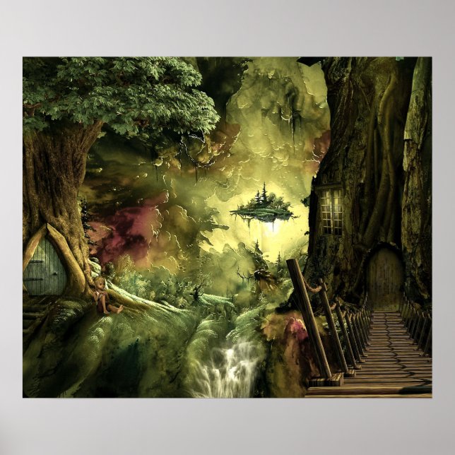 Póster Fantasía en la Amazonía (Frente)