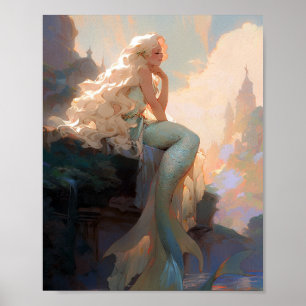 Póster Fantasía en Mermaid