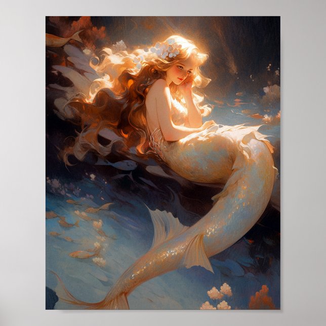 Póster Fantasía en Mermaid (Frente)