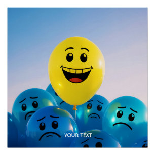 Póster Fantasía Feliz Y Triste