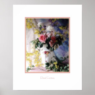 Póster Fantasía floral