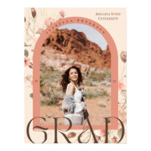 Fantasía floral: Graduación del arco de Moda Boho