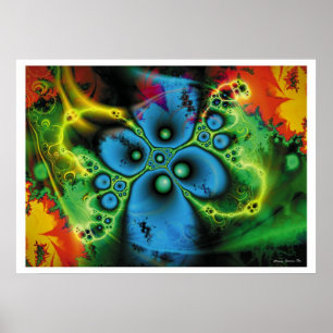 Póster Fantasía fractal 10