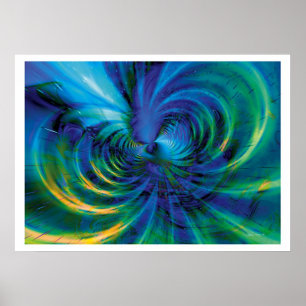 Póster Fantasía fractal 18