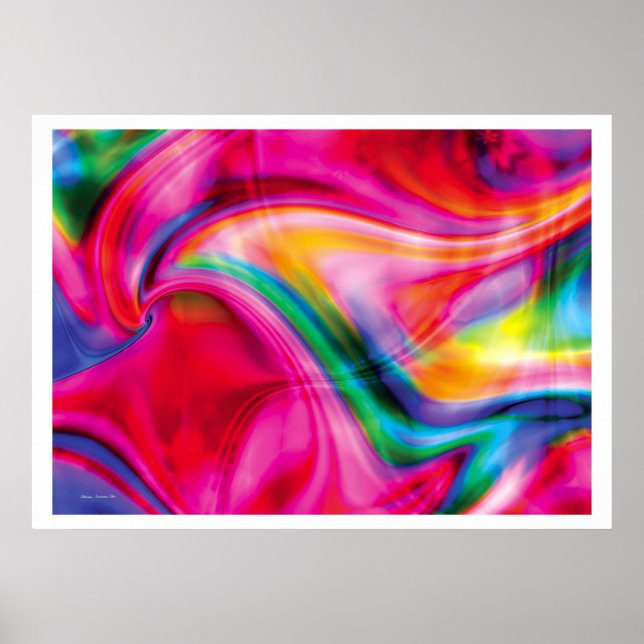 Póster Fantasía fractal 20 (Frente)