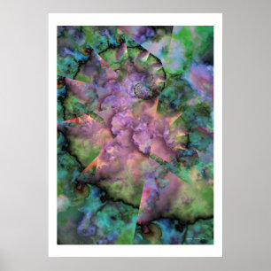 Póster Fantasía fractal 21