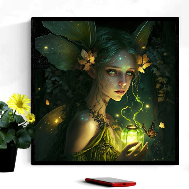 Póster Fantasía Hermosa Selva Verde Hada 2 (Subido por el creador)