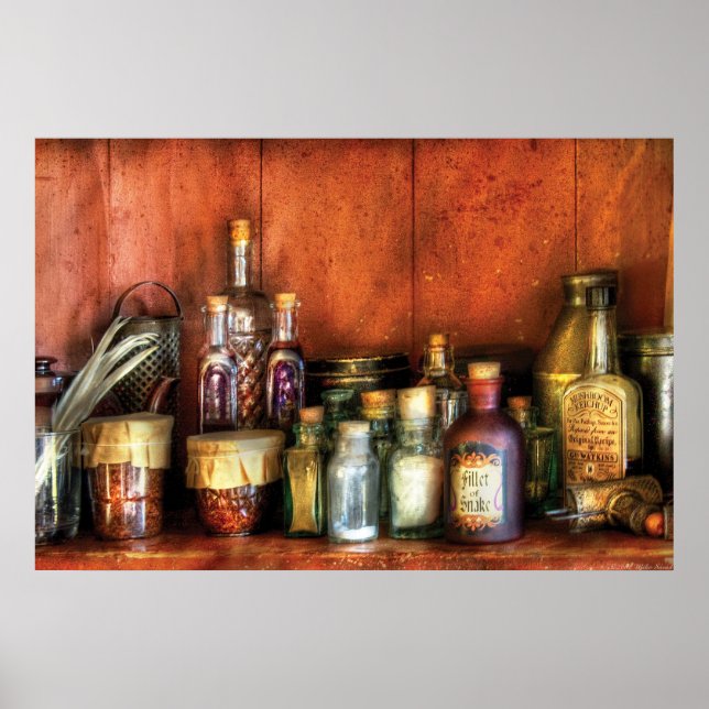 Póster Fantasía - Ingredientes del asistente (Frente)