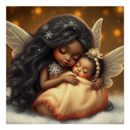 Póster Fantasía Láctea: Madre y arte del bebé