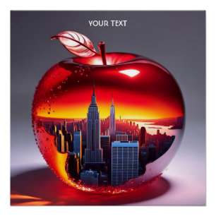Póster Fantasía linda y vívida NYC en Apple