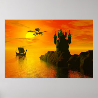 Póster Fantasía medieval