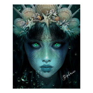 Póster Fantasía Mermaid