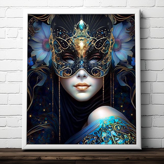 Póster Fantasía Mujer Con Máscara (Subido por el creador)