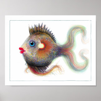 Póster Fantasía Poster de Pescado: Fantasma