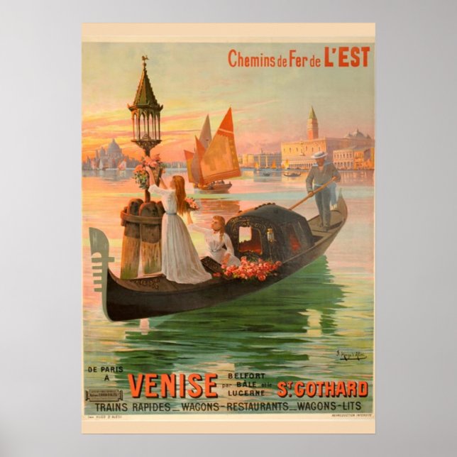 Póster Fantasía Venecia (Frente)
