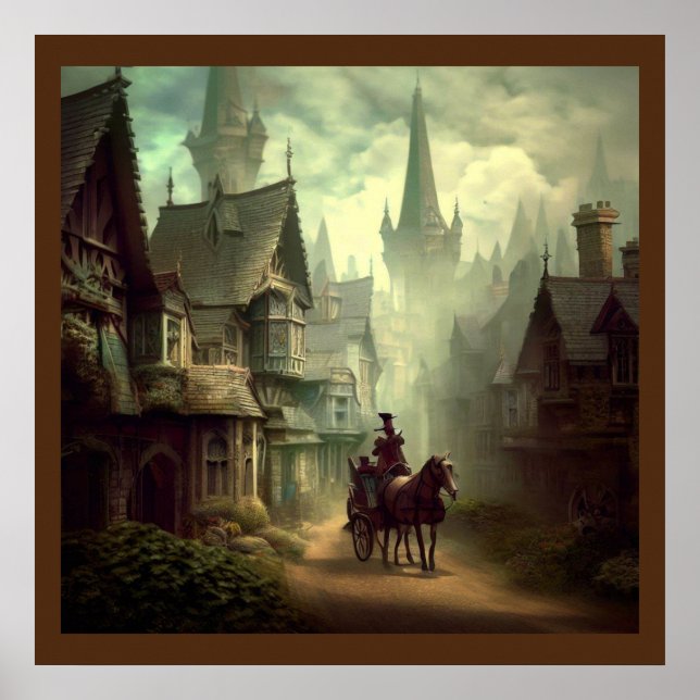 Póster Fantasía Victoriana Inglaterra 1 (Frente)