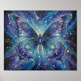 Póster FantasíaDeMariposaCósmica
