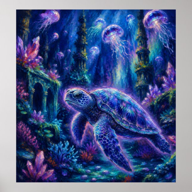 Póster FantasíaDeTortugaMarina (Frente)