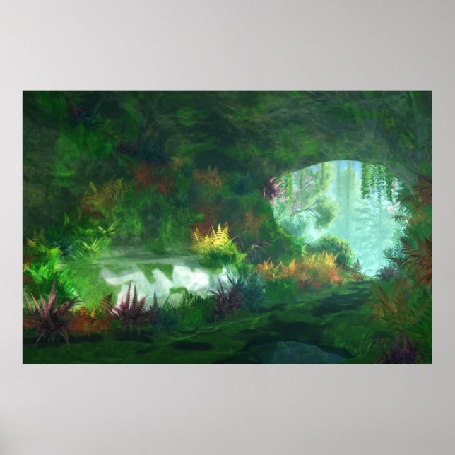 Póster Fantasías: La imagen de la dama de mármol (Frente)