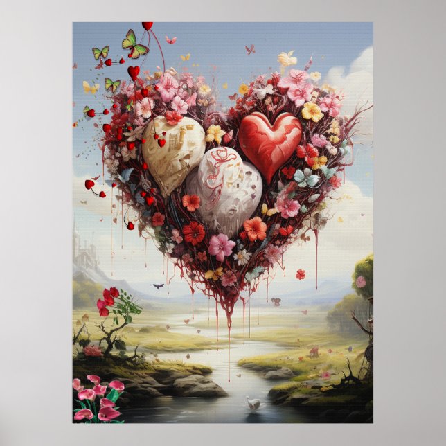 Póster Fantasías Reinos de Escenario Mágico (Frente)