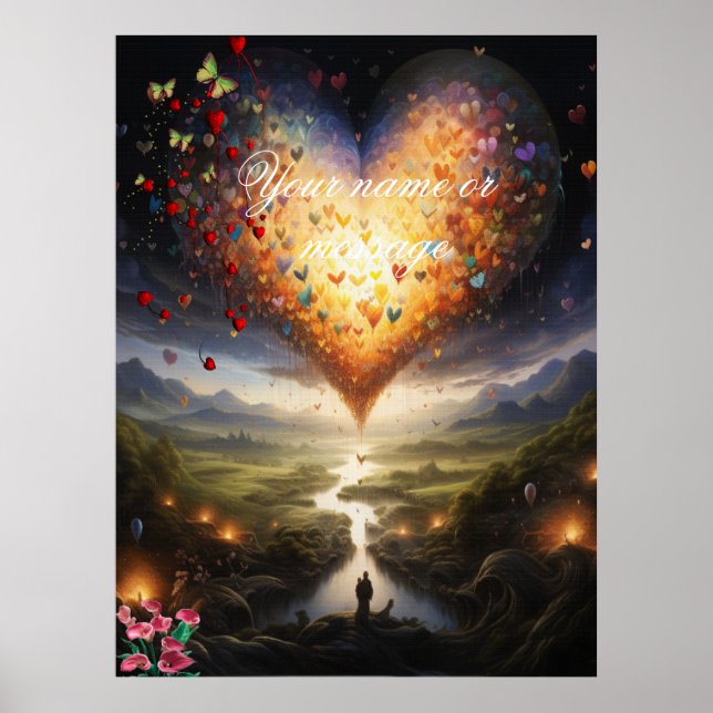 Póster Fantasías Reinos de Escenario Mágico (Frente)