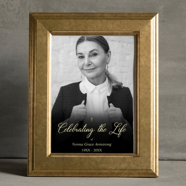 Póster Fantasioso Celebrando la Vida Foto Funeral (Subido por el creador)