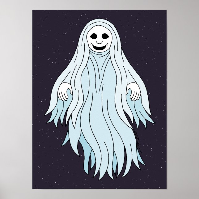 Póster Fantasma Adorable (Frente)