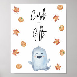 Póster Fantasma adorable - tarjetas y regalos