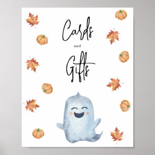 Póster Fantasma adorable - tarjetas y regalos