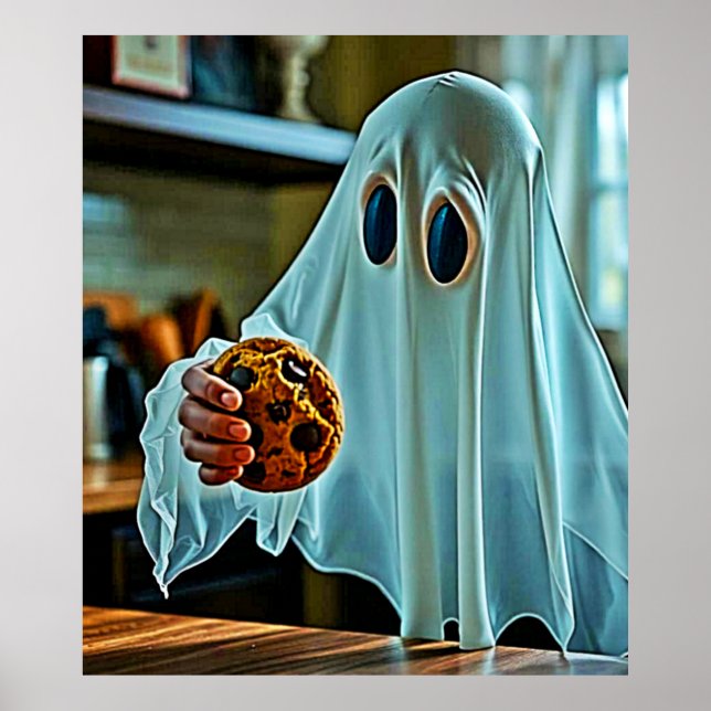Póster Fantasma Amigable Con Coca (Frente)