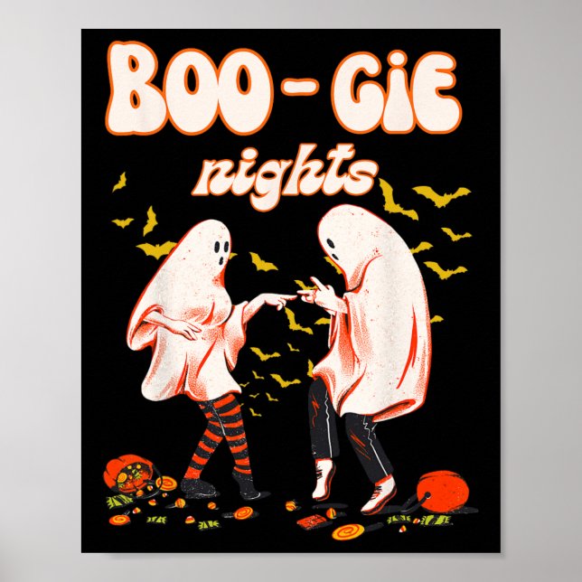 Póster Fantasma bailando con el grafo femenino de Hallowe (Frente)