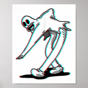 Póster Fantasma Bailarina Tocante Koko El Payaso Glitch R