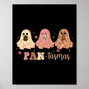 Póster Fantasma Conchas Mexicanas Halloween