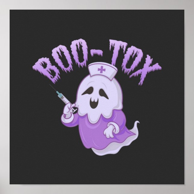 Póster Fantasma de Enfermera Adorable con Inyección de Bo (Frente)