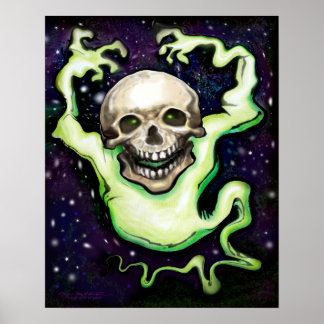 Póster Fantasma de Halloween