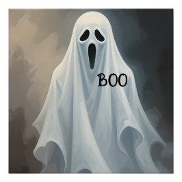 Póster Fantasma de Halloween